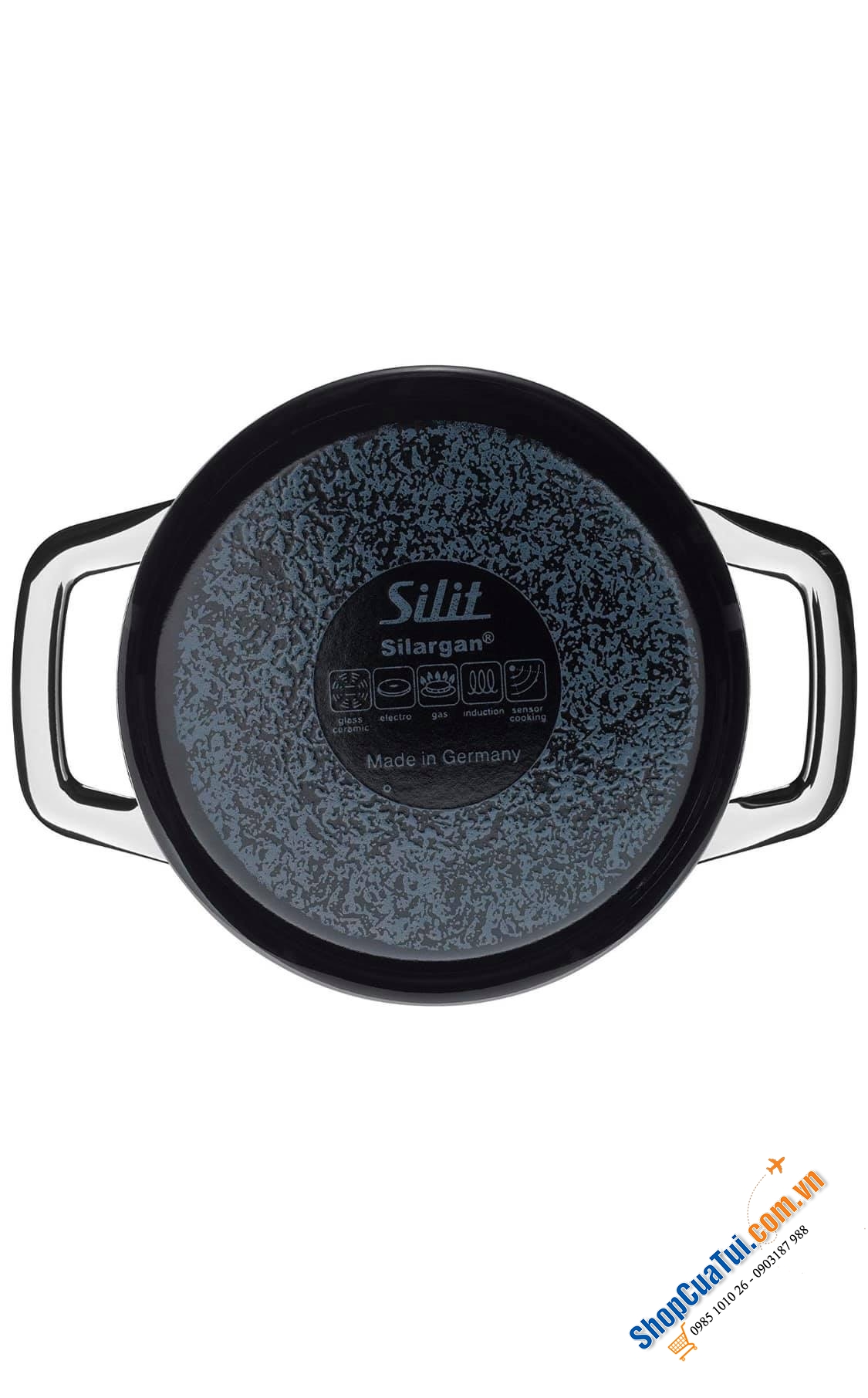 Bộ nồi Silit Silargan Zeno vung thép 4 món - Made in Germany - Hãng bảo hành 30 năm