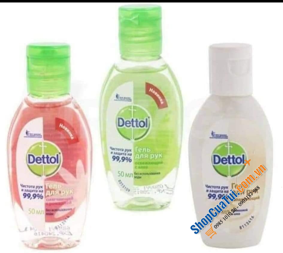 NƯỚC RỬA TAY KHÔ DETTOL 50ml  - SẢN PHẨM ĐƯỢC DÙNG TẠI CÁC BỆNH VIỆN