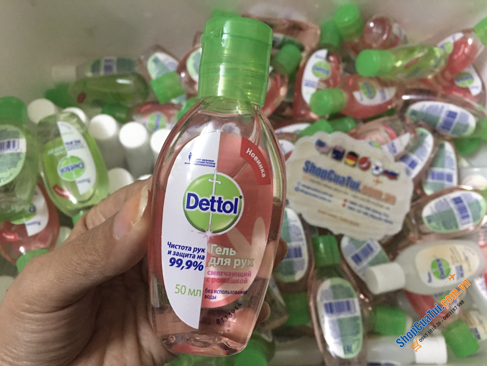 NƯỚC RỬA TAY KHÔ DETTOL 50ml  - SẢN PHẨM ĐƯỢC DÙNG TẠI CÁC BỆNH VIỆN