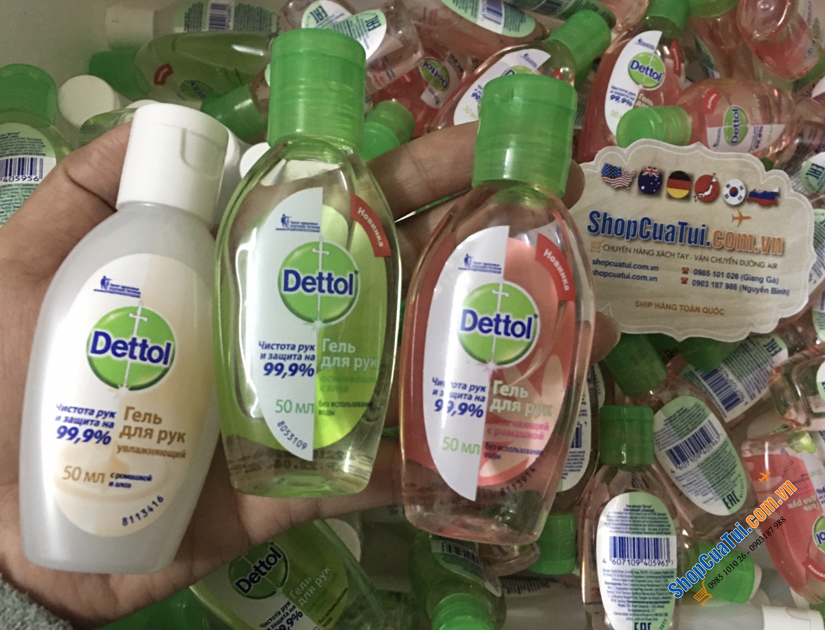 NƯỚC RỬA TAY KHÔ DETTOL 50ml  - SẢN PHẨM ĐƯỢC DÙNG TẠI CÁC BỆNH VIỆN