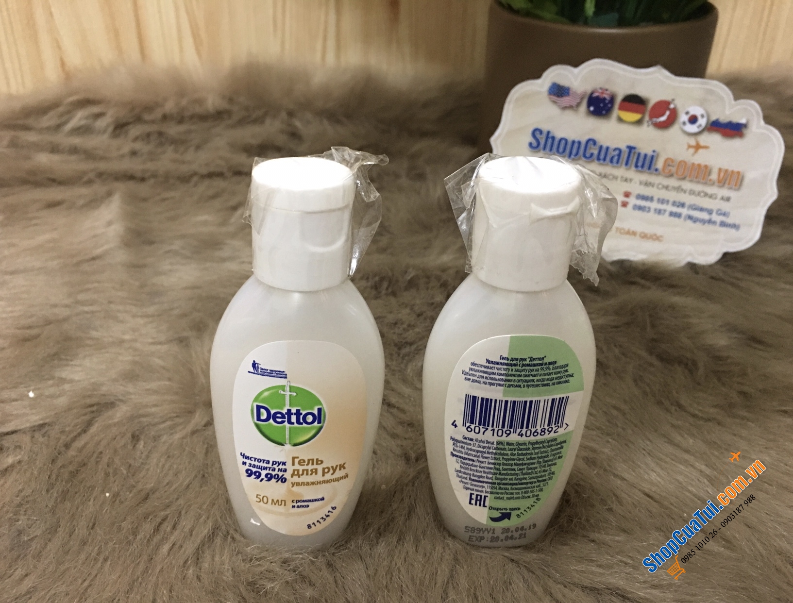 NƯỚC RỬA TAY KHÔ DETTOL 50ml  - SẢN PHẨM ĐƯỢC DÙNG TẠI CÁC BỆNH VIỆN