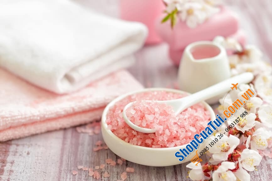 MUỐI HỒNG AZAFRAN ROSA KRISTALK SALZ túi 1kg - MUỐI HỒNG HIMALAYA TÚI 1KG LOẠI HỘT CHƯA XAY hoặc ĐÃ XAY