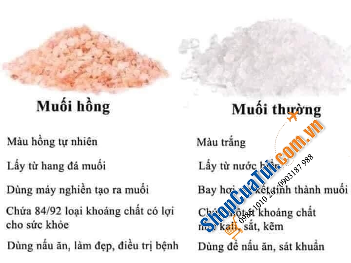 MUỐI HỒNG AZAFRAN ROSA KRISTALK SALZ túi 1kg - MUỐI HỒNG HIMALAYA TÚI 1KG LOẠI HỘT CHƯA XAY hoặc ĐÃ XAY