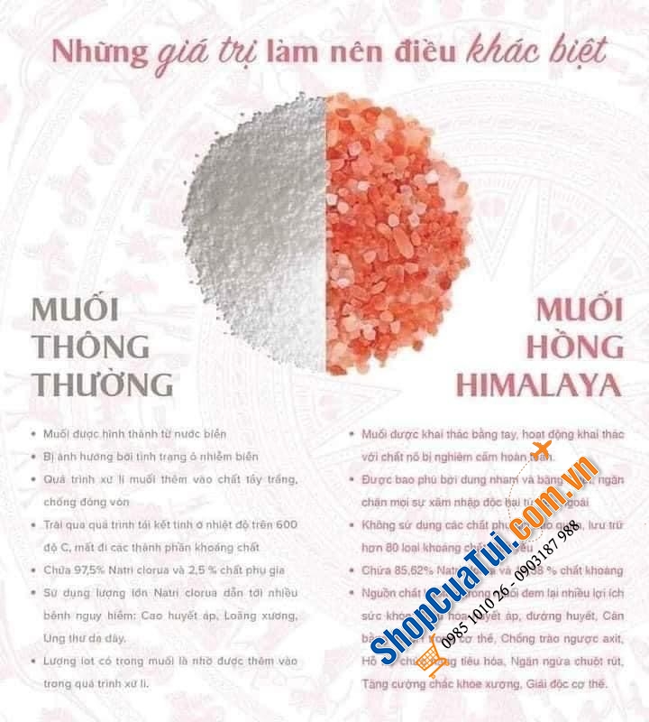 MUỐI HỒNG AZAFRAN ROSA KRISTALK SALZ túi 1kg - MUỐI HỒNG HIMALAYA TÚI 1KG LOẠI HỘT CHƯA XAY hoặc ĐÃ XAY