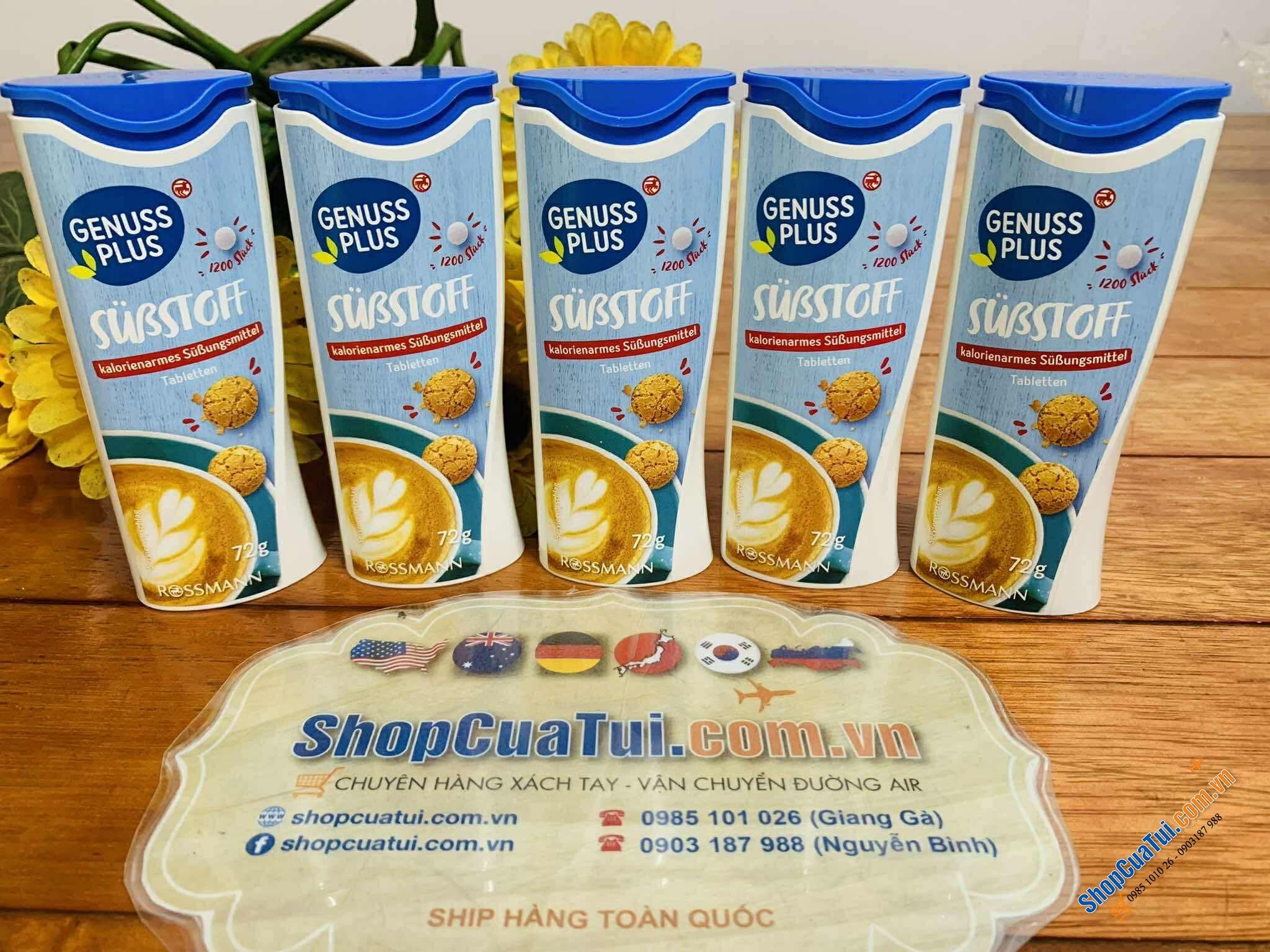 ĐƯỜNG CHO NGƯỜI ĂN KIÊNG VÀ TIỂU ĐƯỜNG SÜßSTOFF 1200 viên của DAS GESUNDE PLUS - ĐỨC