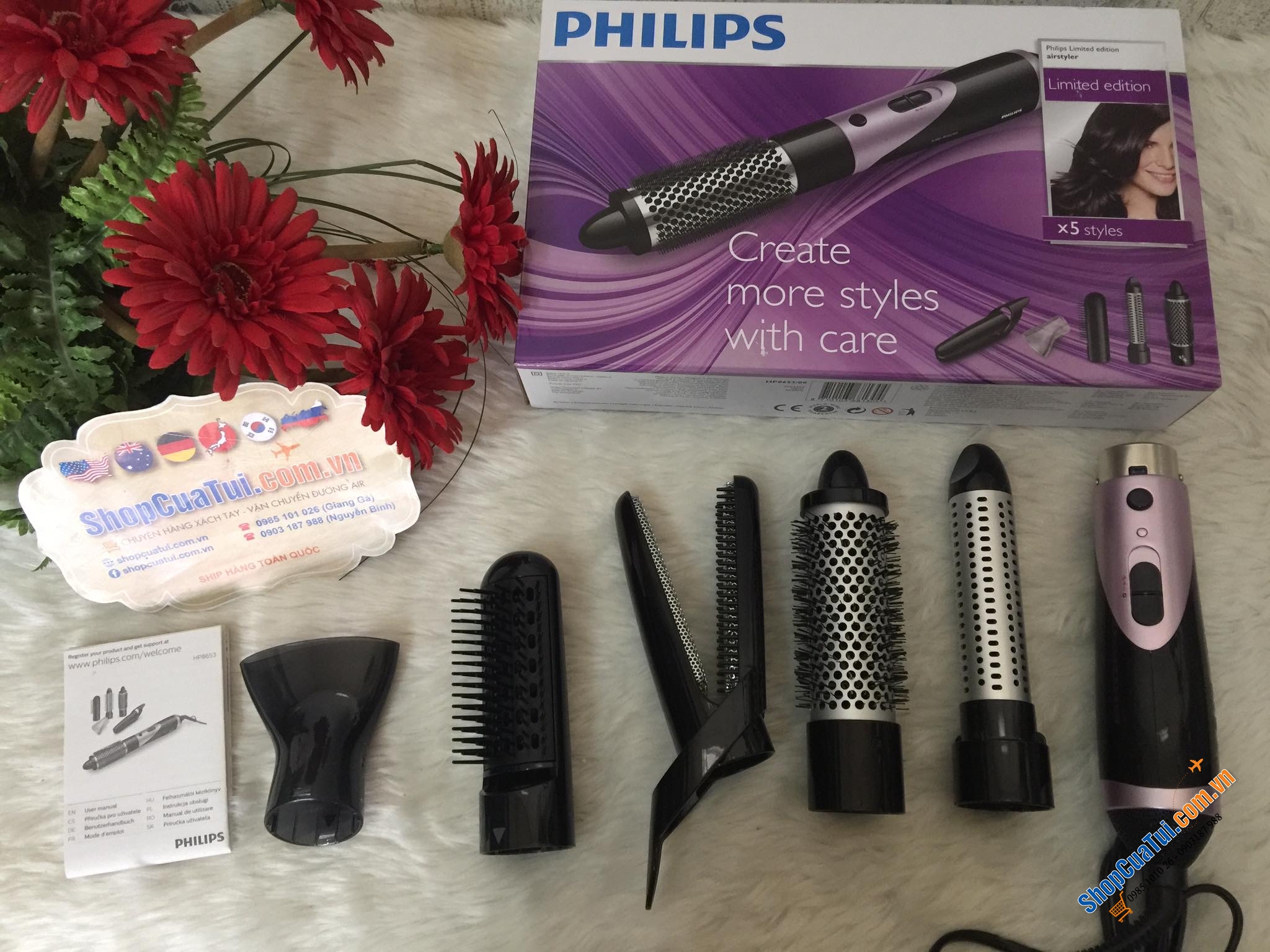 Máy sấy tóc tạo kiểu philips HP8653/00