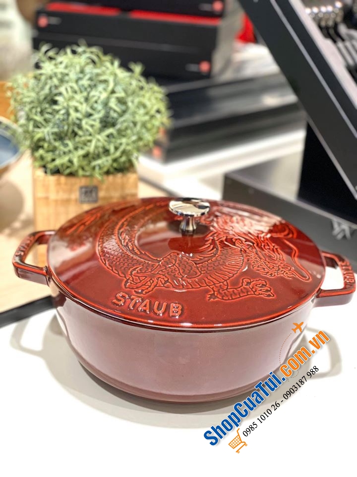 Nồi STAUB RỒNG 24cm - MADE IN FRANC