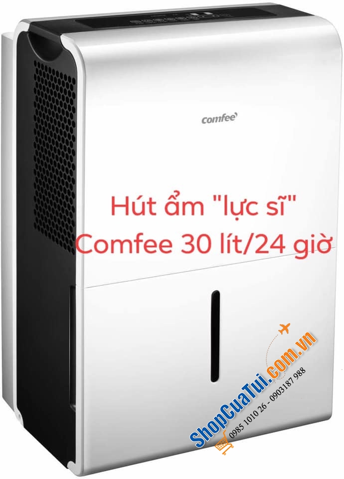 MÁY HÚT ẨM COMFEE MDDP30 DEN7 CÔNG SUẤT HÚT 30L/ 24h - phù hợp cho phòng đến 73 m2