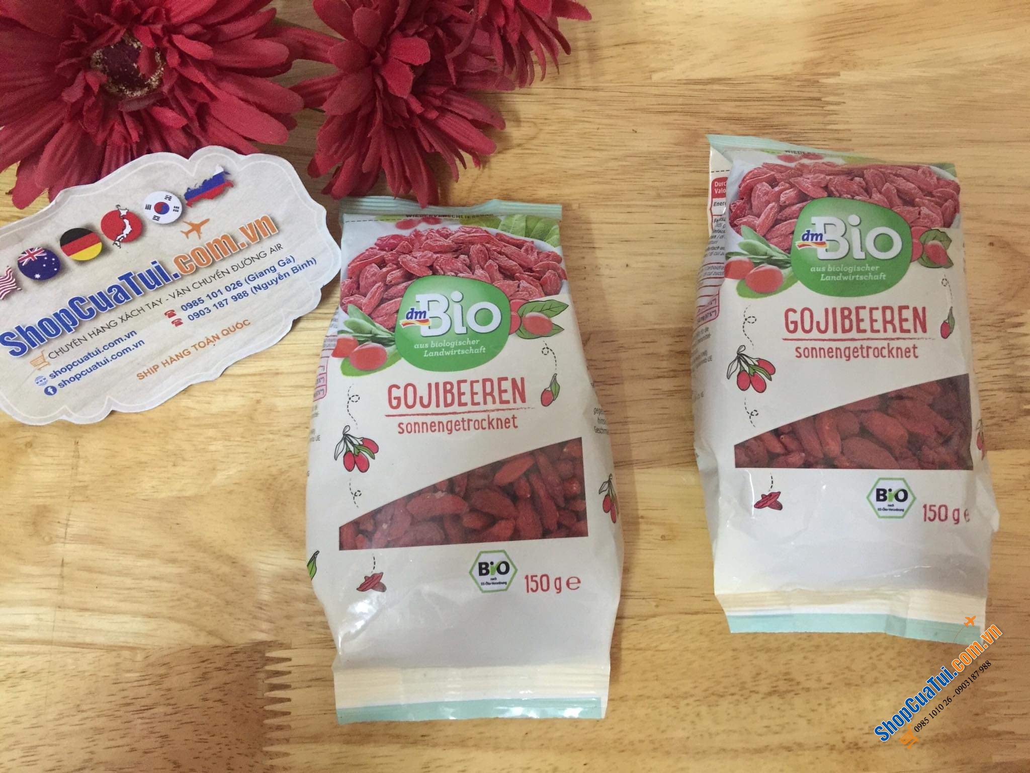 KÌ TỬ ORGANIC CỦA ĐỨC 150g - DM bio Gojibeeren