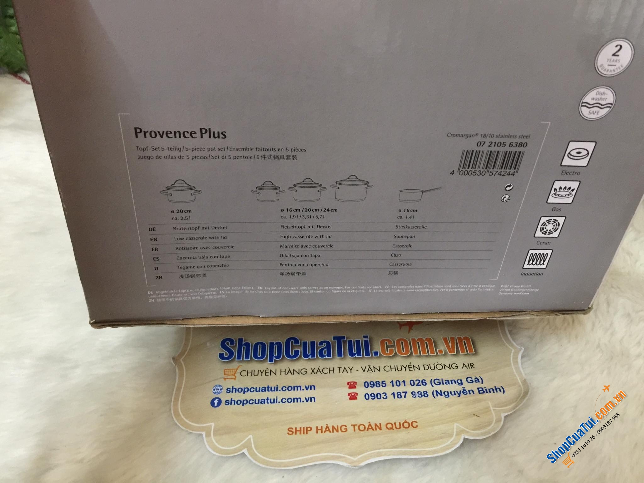 BỘ NỒi WMF PROVENCE PLUS 5 MÓN