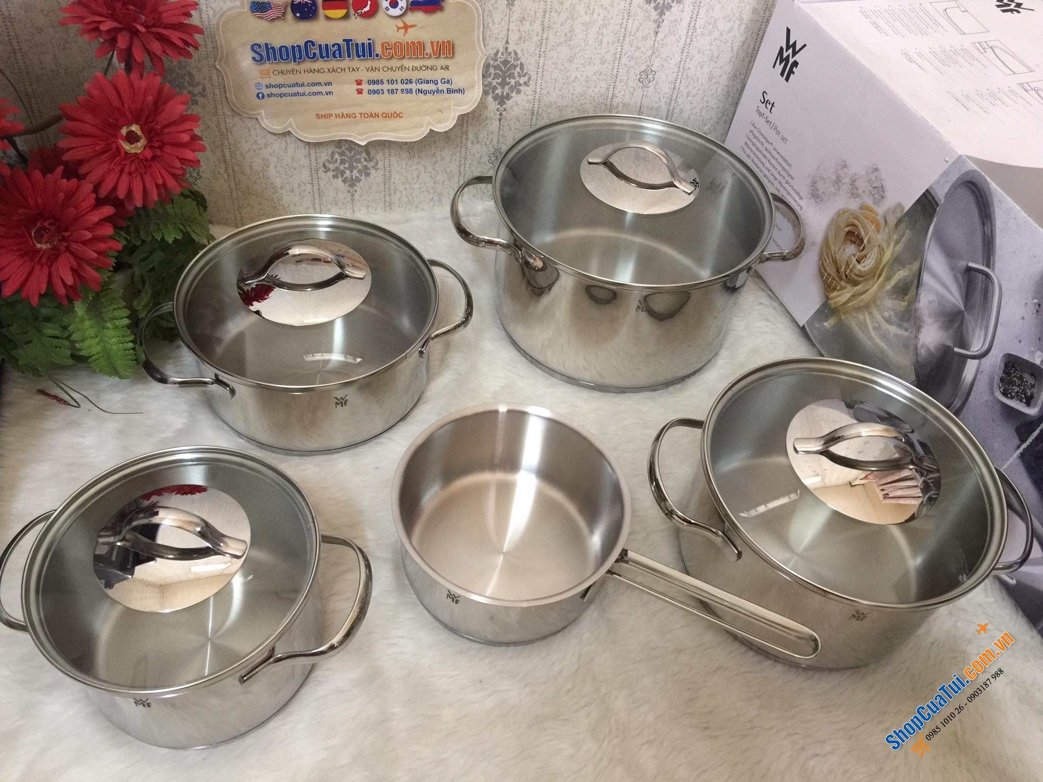 BỘ NỒi WMF PROVENCE PLUS 5 MÓN