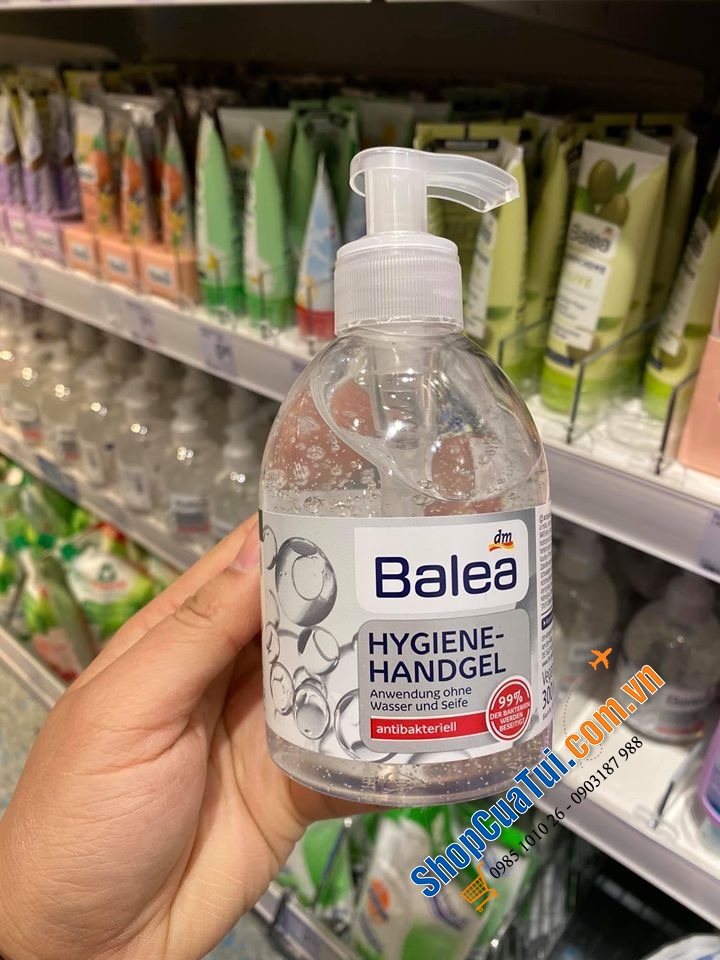 GEL RỬA TAY KHÔ DIỆT KHUẨN BALEA 300ml.