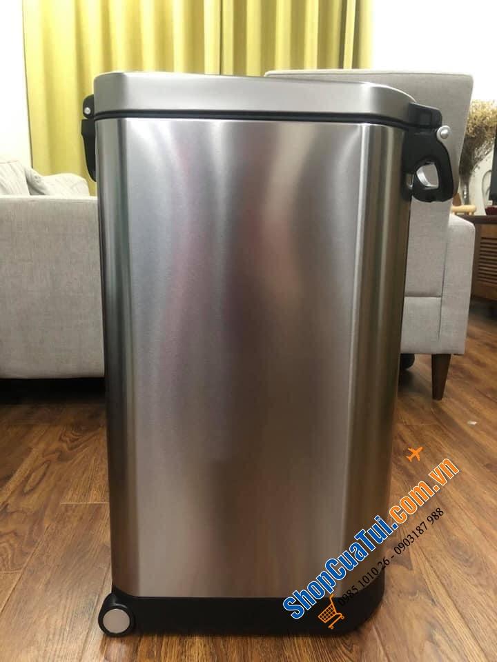 Thùng đựng gạo inox Simplehuman cao cấp 30 lit cho khoảng 15 kg gạo