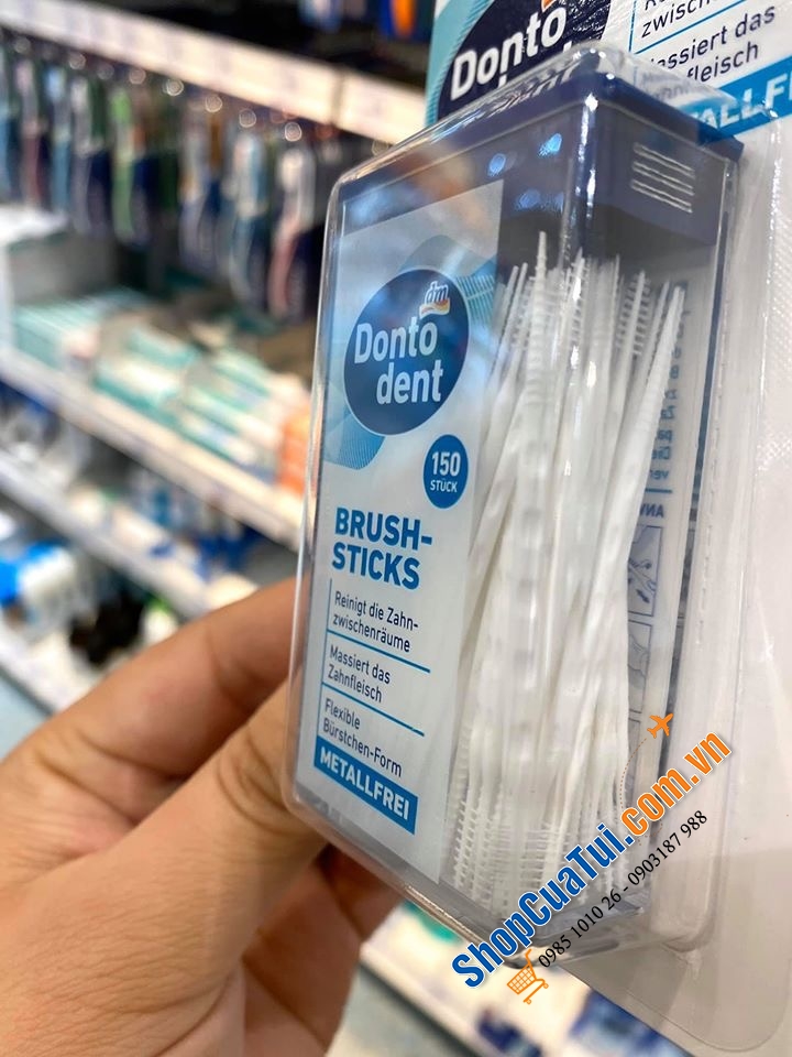 TĂM NHA KHOA DẠNG QUE DONTODENT 150 QUE.