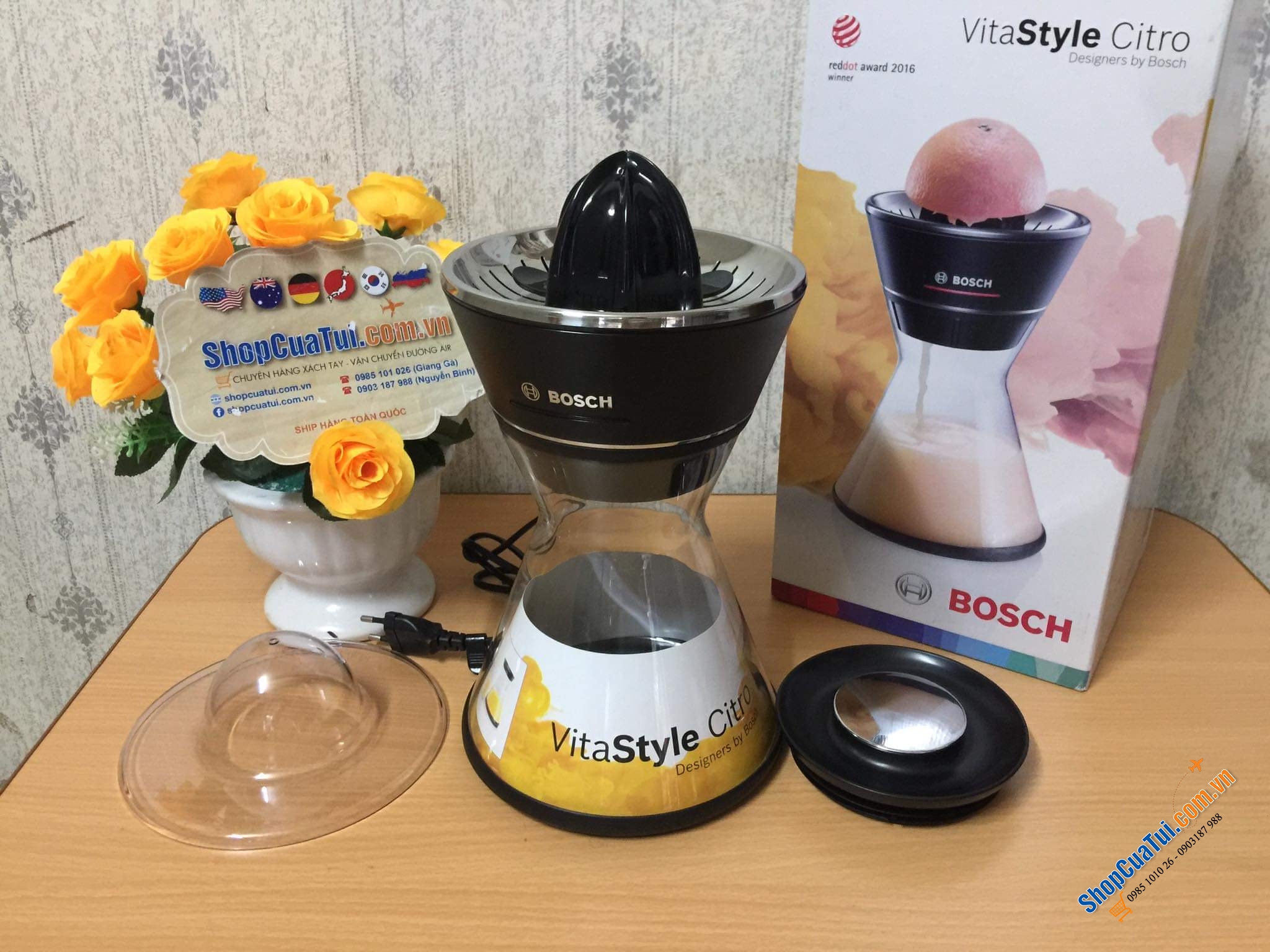 Máy vắt cam Bosch VitaStyle Citro MCP72GPB - đời mới 2019