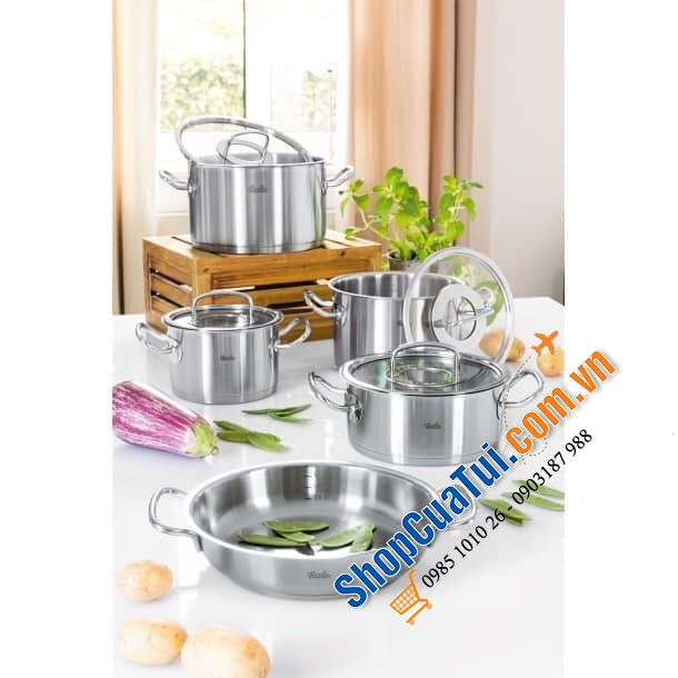 BỘ NỒI 5 FISSLER ORIGINAL PROFI CHẢO 2 QUAI - MADE IN GERMANY