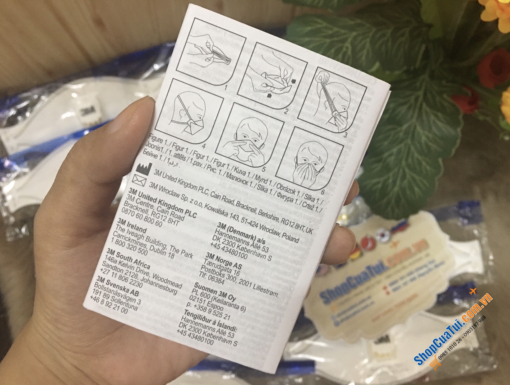 Khẩu trang 3M Aura 9312 cho phép thở vô tư và thoải mái khi đeo.