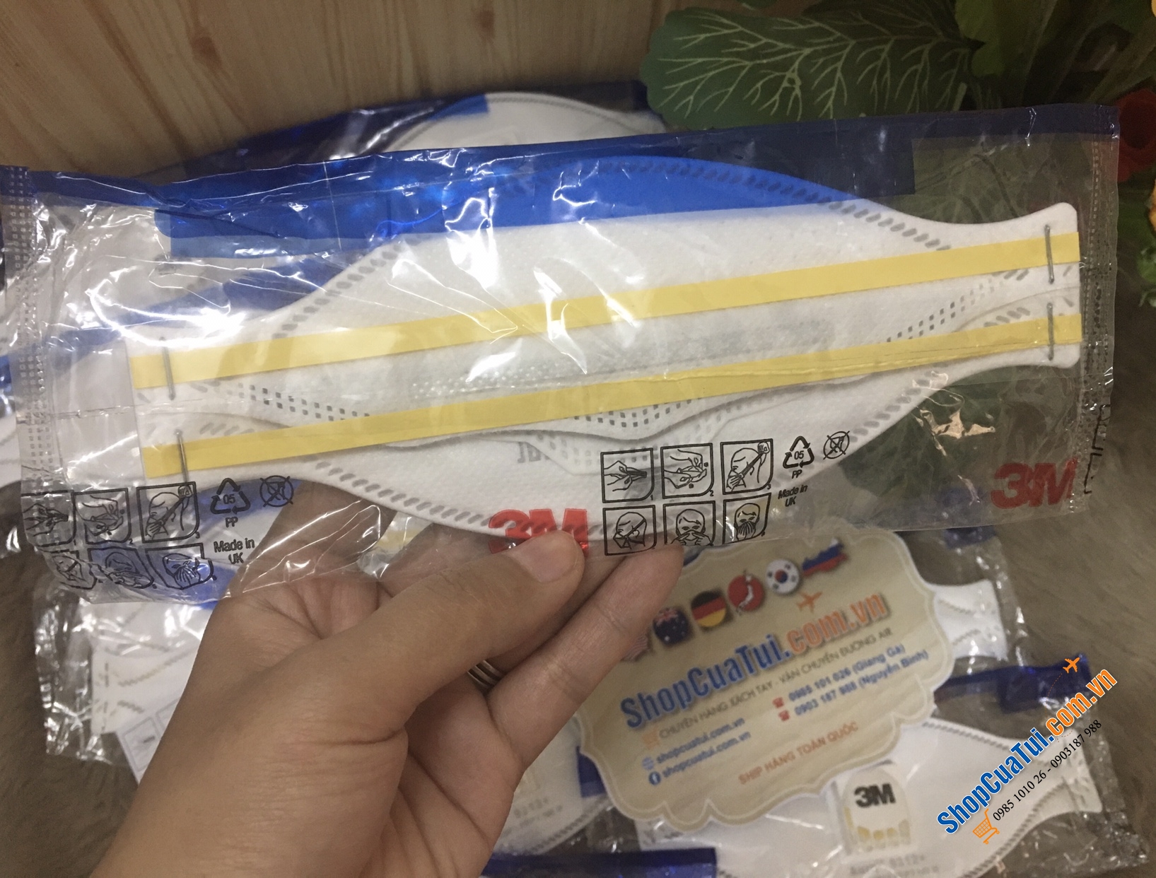 Khẩu trang 3M Aura 9312 cho phép thở vô tư và thoải mái khi đeo.