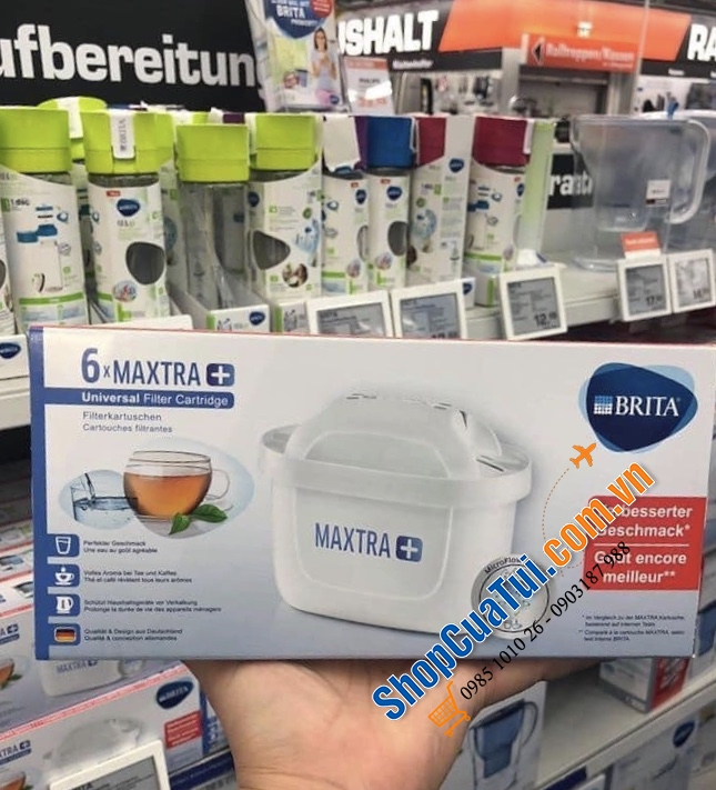 LÕI LỌC BRITA MAXTRA SET 6 LÕI, Nước ngon, nước sạch là nhờ cả bạn này