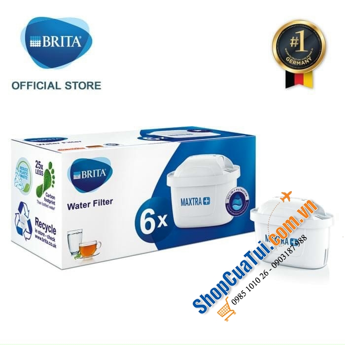 LÕI LỌC BRITA MAXTRA SET 6 LÕI, Nước ngon, nước sạch là nhờ cả bạn này
