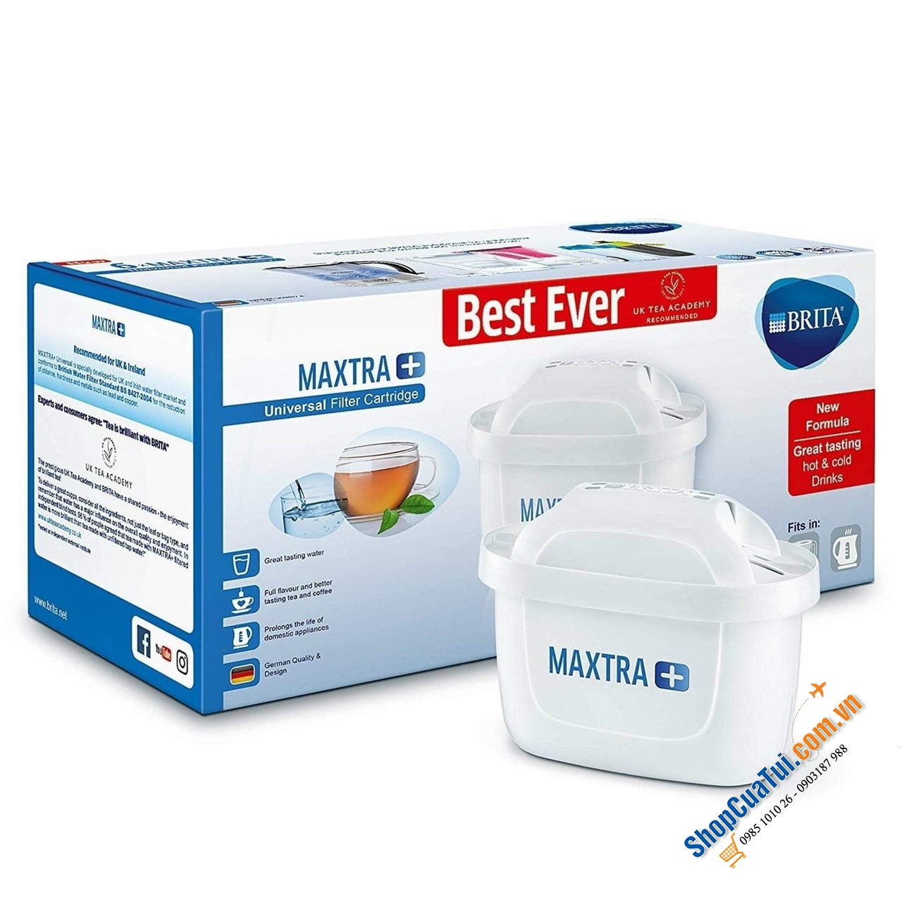 LÕI LỌC BRITA MAXTRA SET 6 LÕI, Nước ngon, nước sạch là nhờ cả bạn này