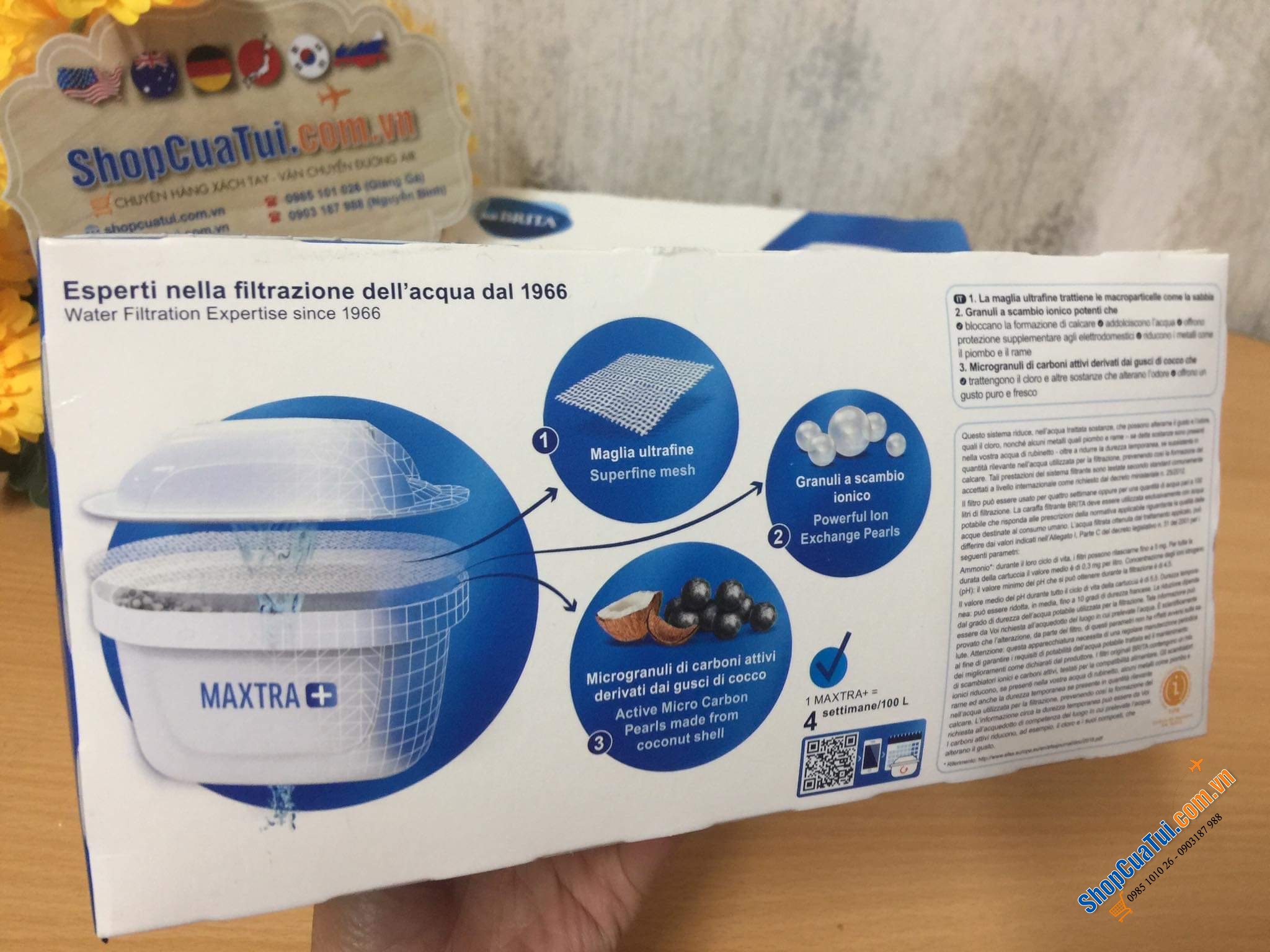 LÕI LỌC BRITA MAXTRA SET 6 LÕI, Nước ngon, nước sạch là nhờ cả bạn này