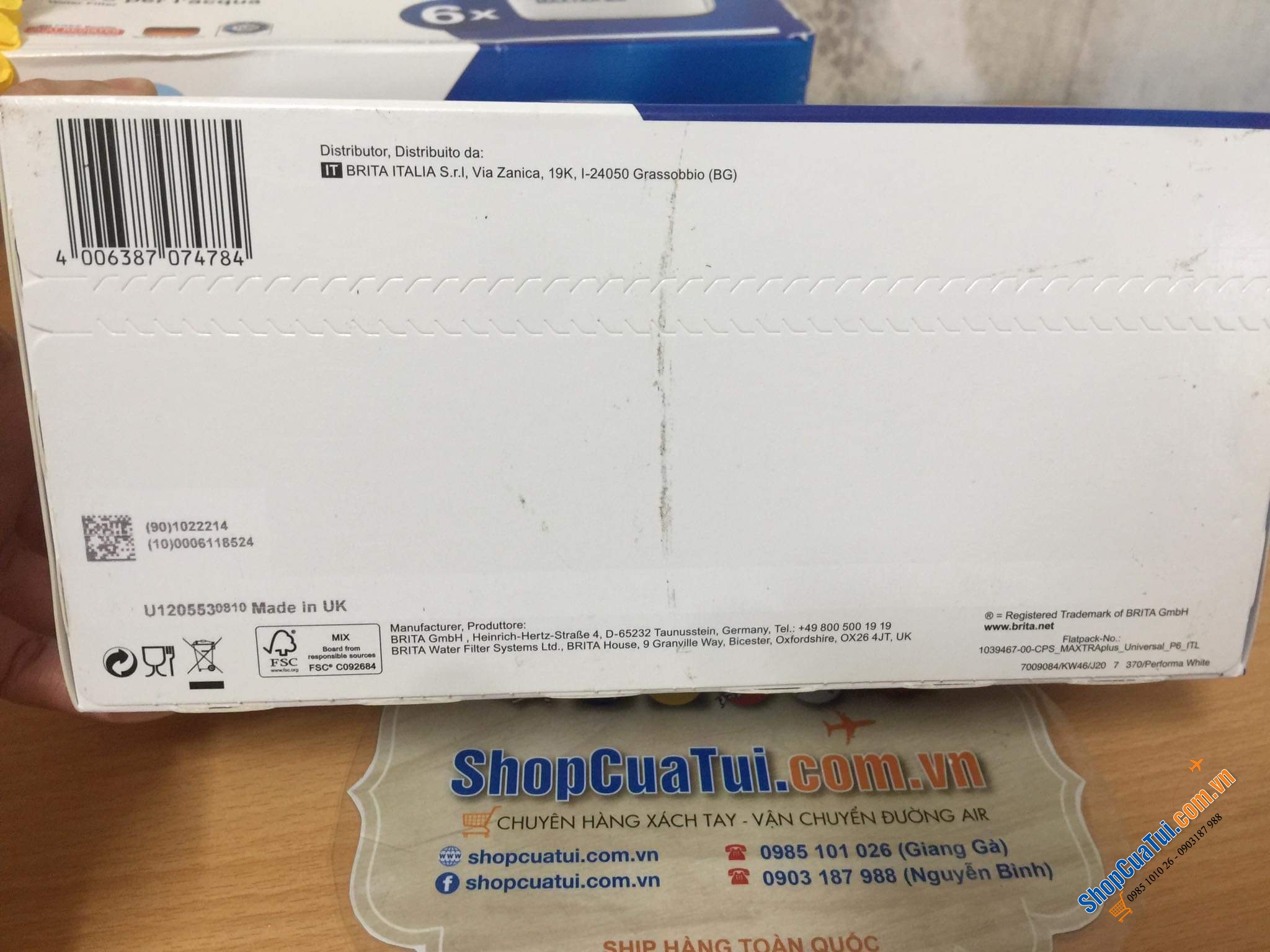 LÕI LỌC BRITA MAXTRA SET 6 LÕI, Nước ngon, nước sạch là nhờ cả bạn này