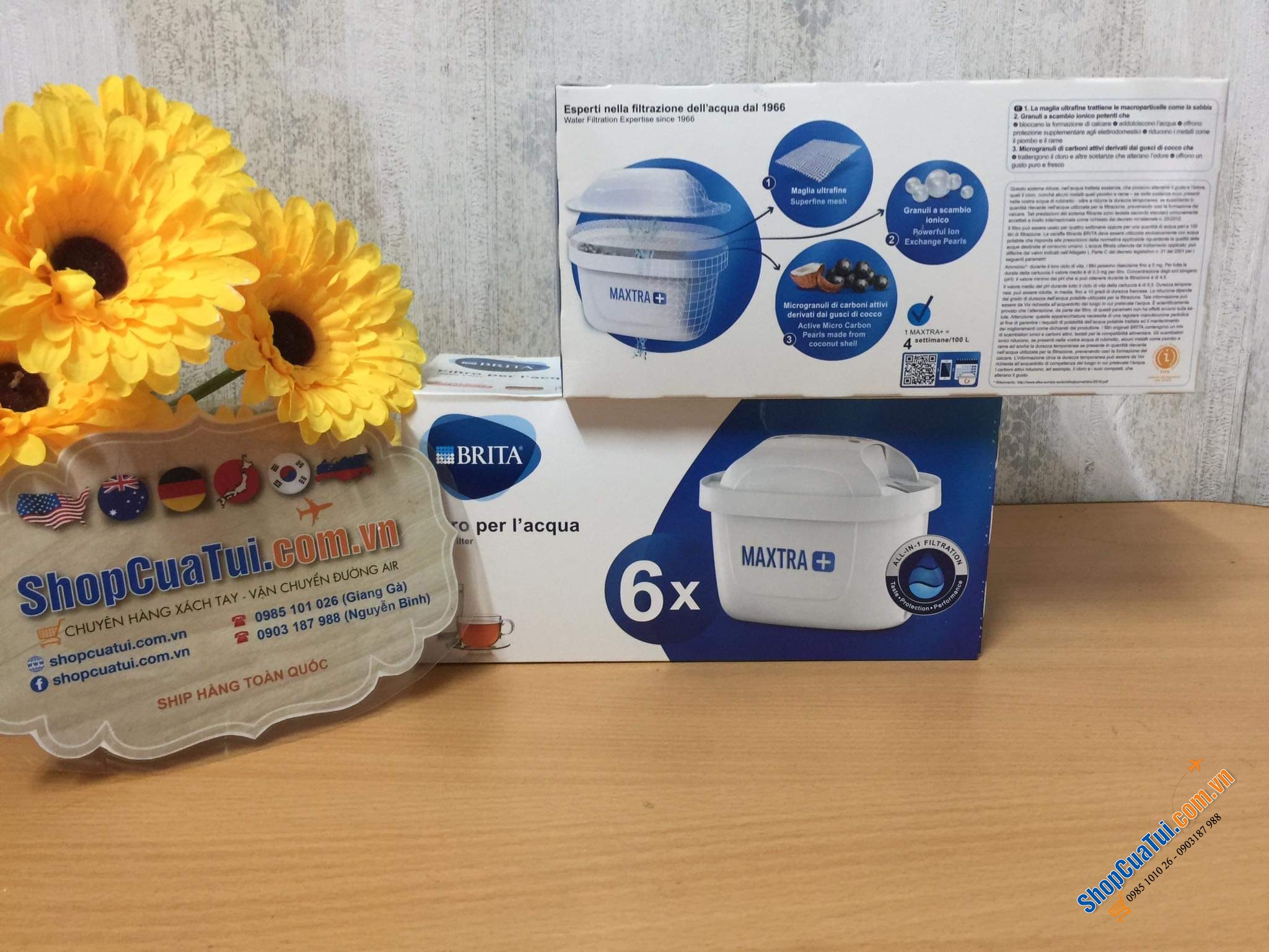 LÕI LỌC BRITA MAXTRA SET 6 LÕI, Nước ngon, nước sạch là nhờ cả bạn này