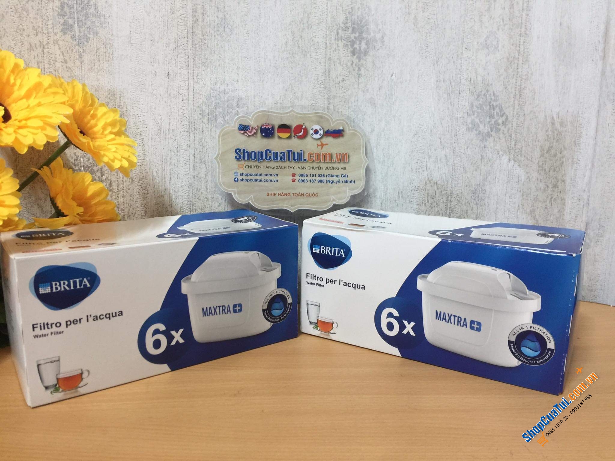 LÕI LỌC BRITA MAXTRA SET 6 LÕI, Nước ngon, nước sạch là nhờ cả bạn này
