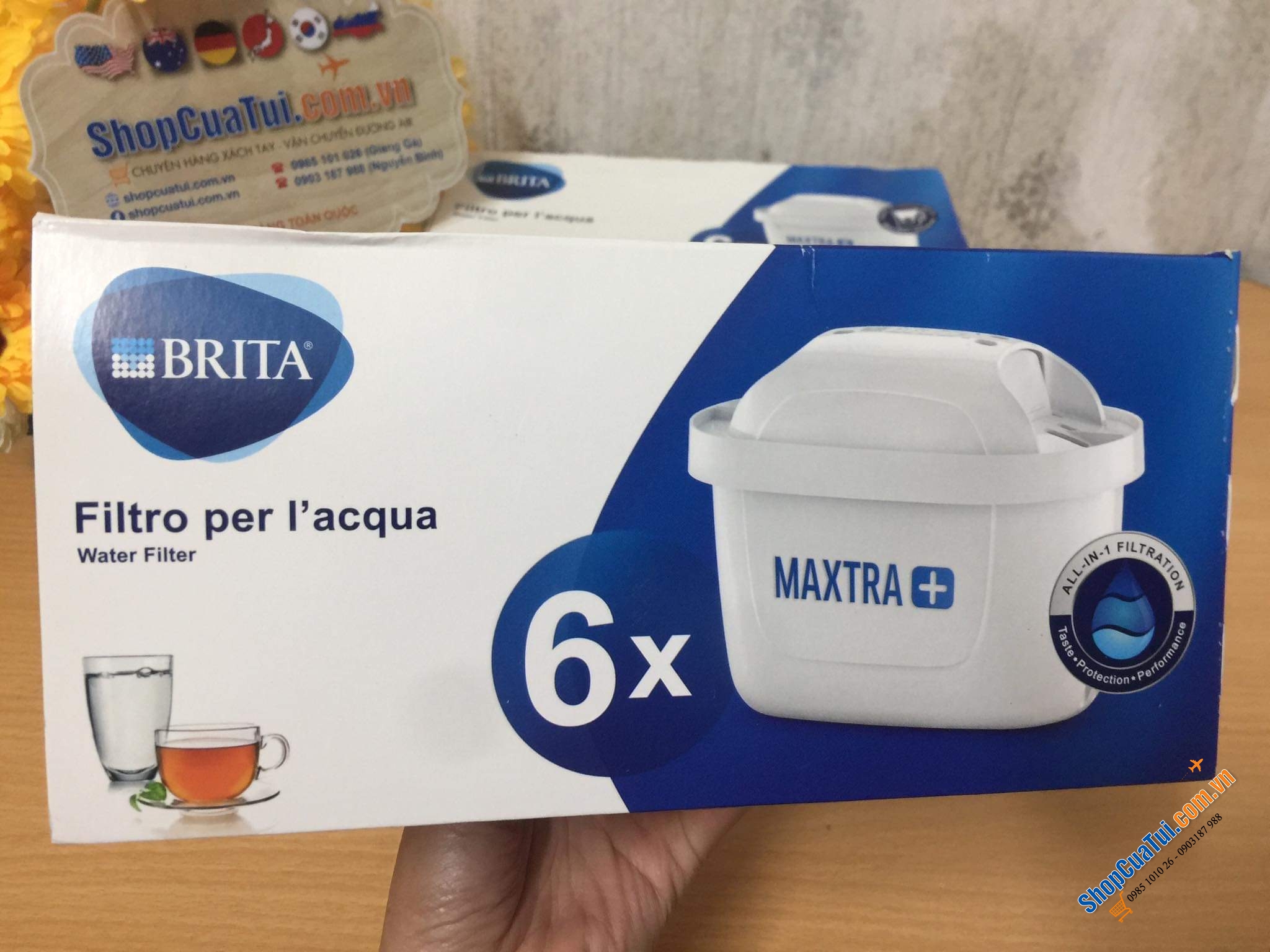 LÕI LỌC BRITA MAXTRA SET 6 LÕI, Nước ngon, nước sạch là nhờ cả bạn này
