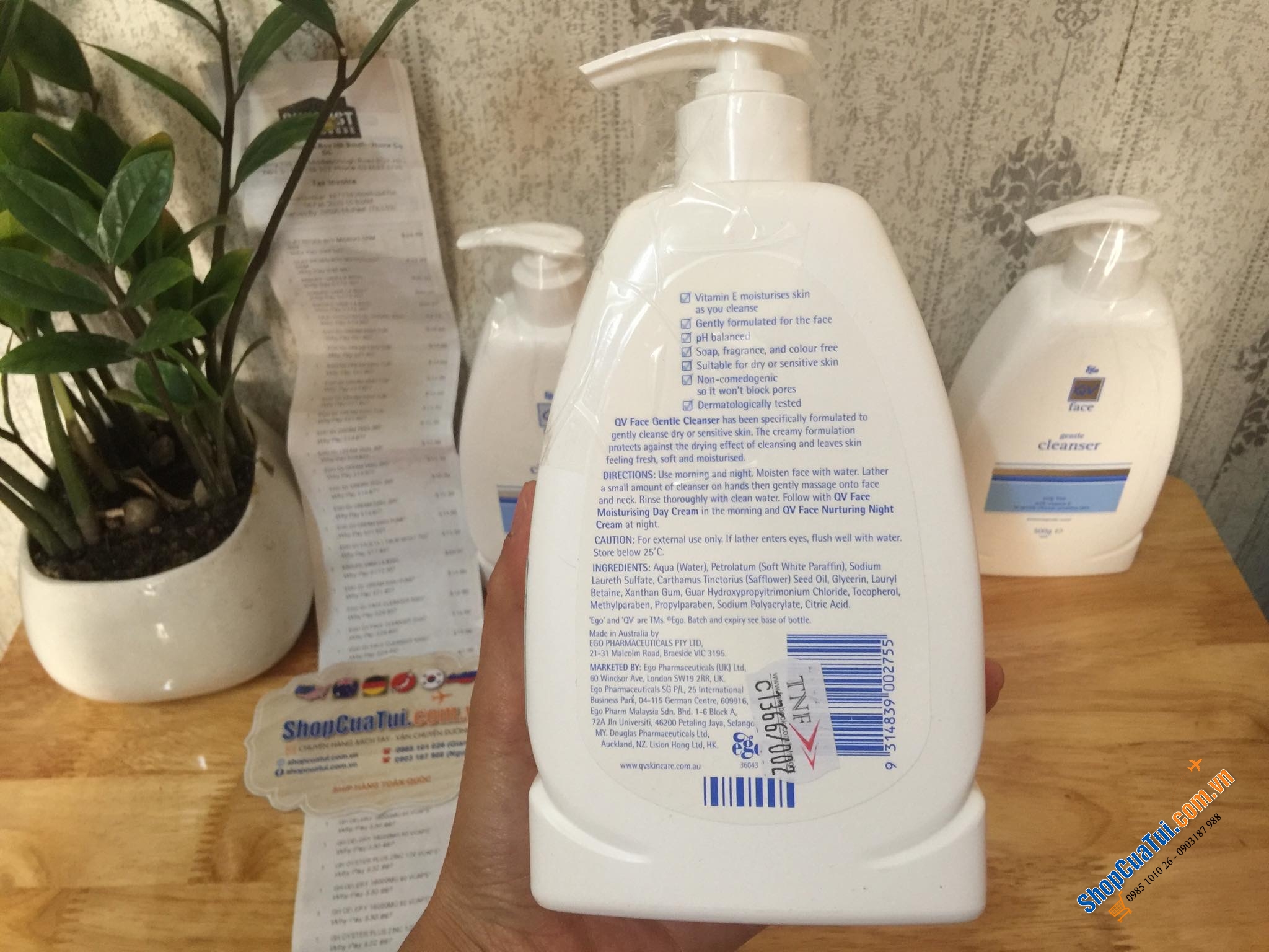 Sữa Rửa Mặt QV Face Gentle 500G