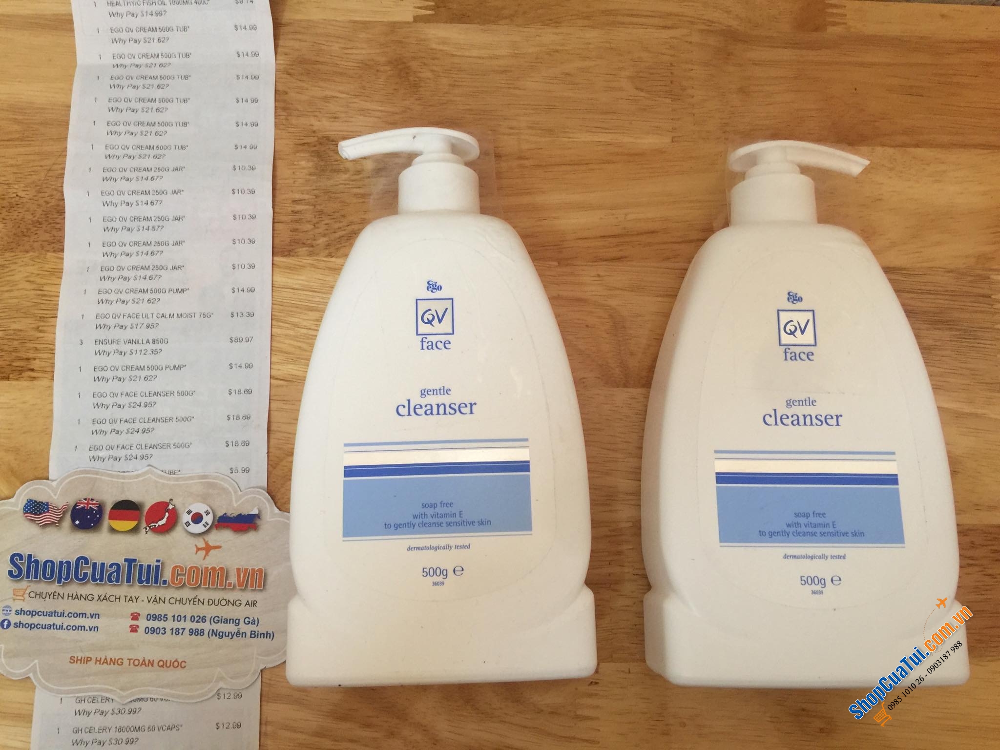 Sữa Rửa Mặt QV Face Gentle 500G