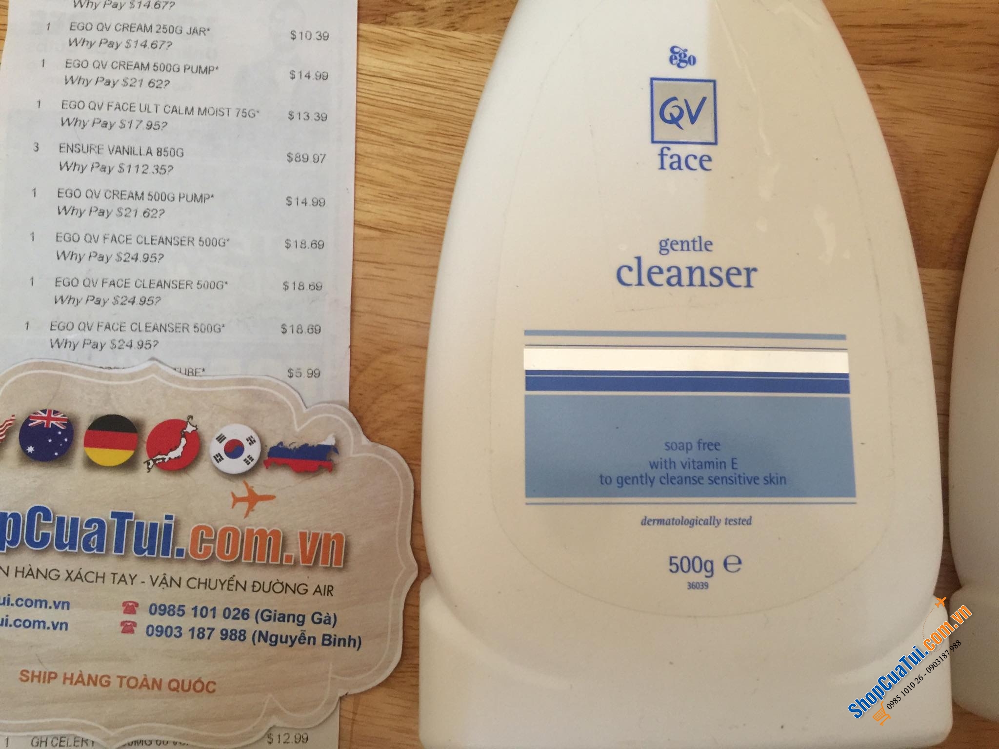 Sữa Rửa Mặt QV Face Gentle 500G