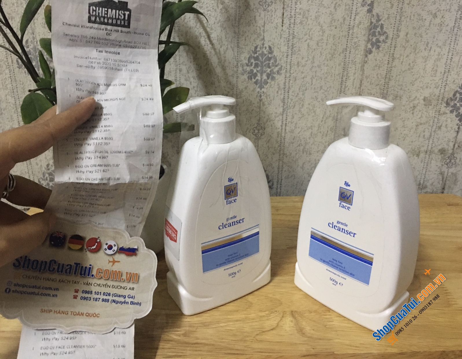 Sữa Rửa Mặt QV Face Gentle 500G