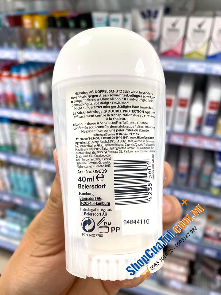 Lăn khử mùi Hydro Fugal Doppel Schutz