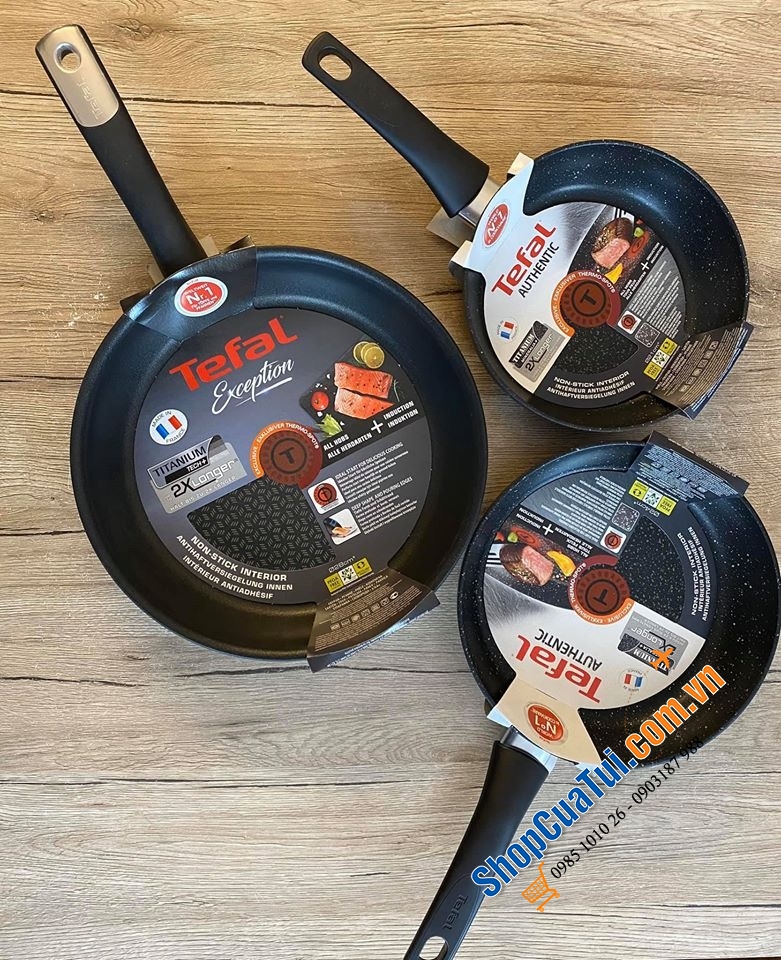 CHẢO TEFAL AUTHENTIC/ EXCEPTION - MADE IN FRANCE.