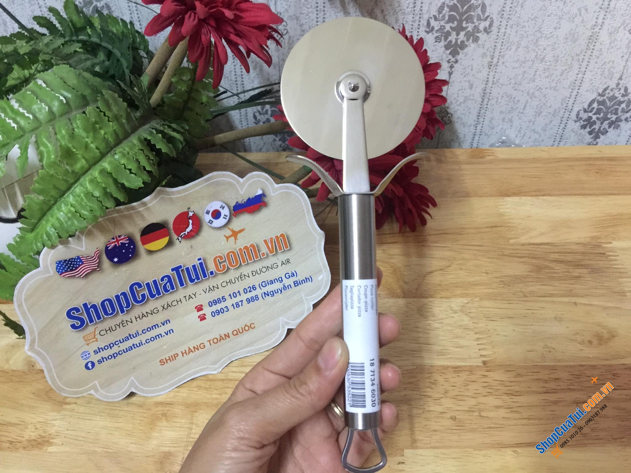 DAO CẮT PIZZA WMF PROFI PLUS LƯỠI THÉP