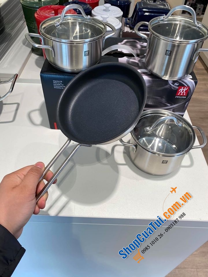 BỘ NỒI MINI 4 MÓN ZWILLING SIÊU TIỆN SIÊU DÀY DẶN TOP 1