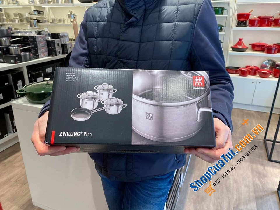 BỘ NỒI MINI 4 MÓN ZWILLING SIÊU TIỆN SIÊU DÀY DẶN TOP 1