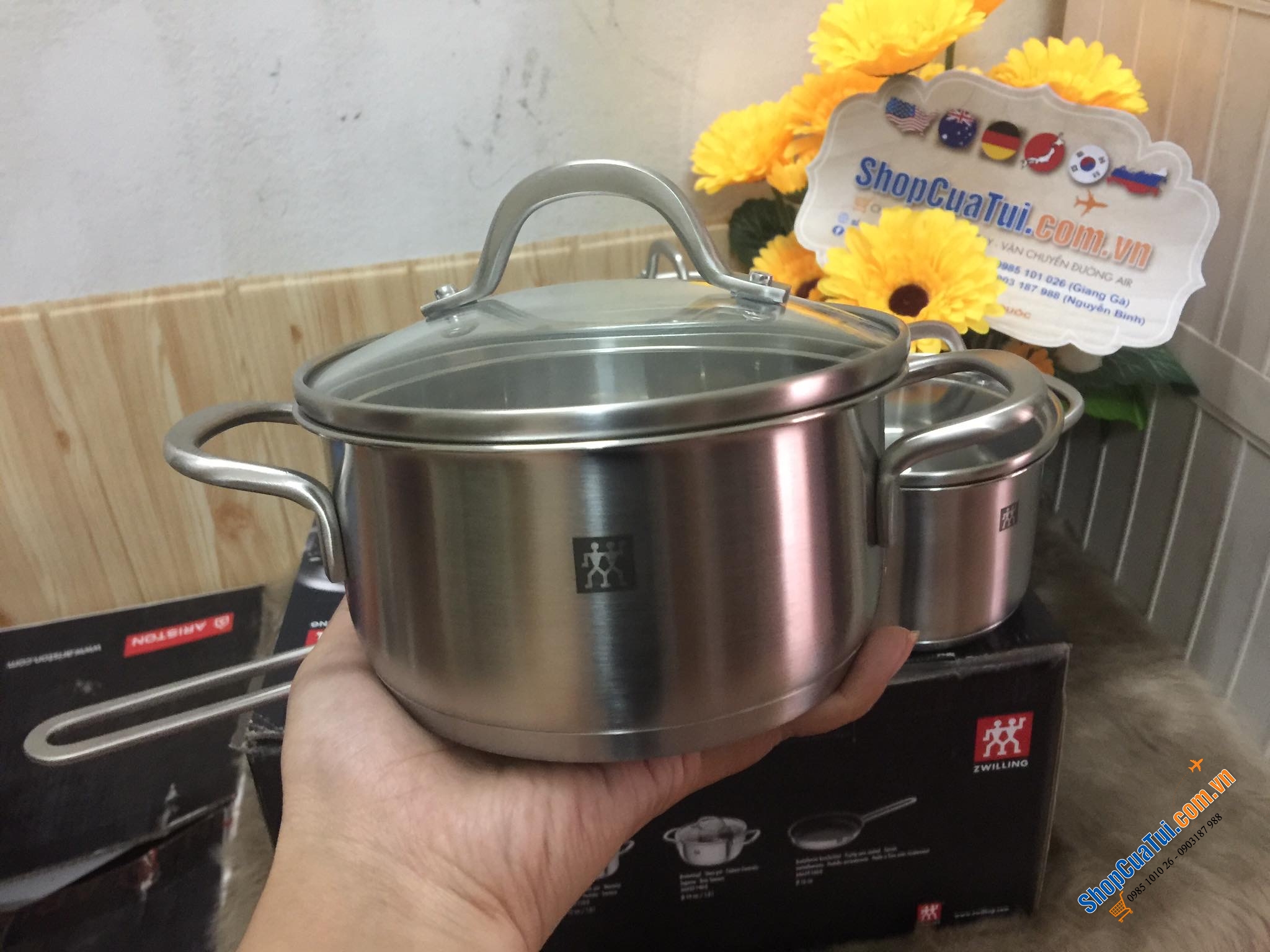 BỘ NỒI MINI 4 MÓN ZWILLING SIÊU TIỆN SIÊU DÀY DẶN TOP 1