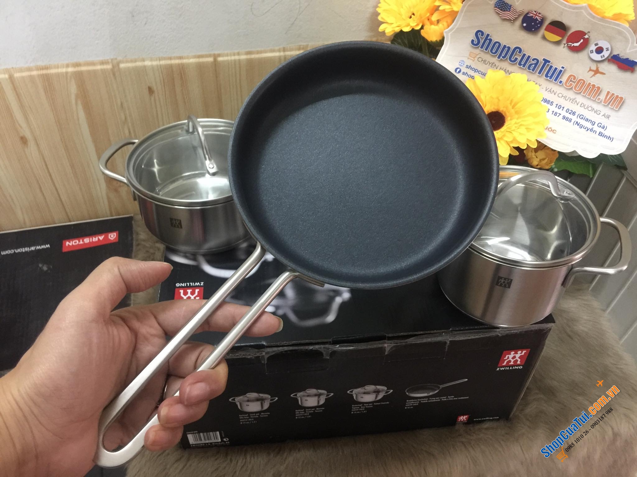BỘ NỒI MINI 4 MÓN ZWILLING SIÊU TIỆN SIÊU DÀY DẶN TOP 1