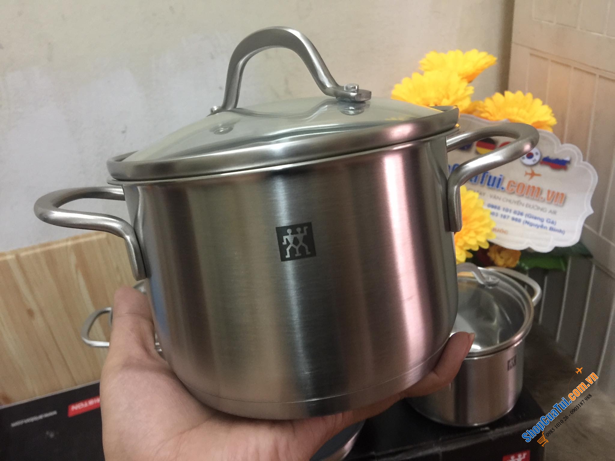 BỘ NỒI MINI 4 MÓN ZWILLING SIÊU TIỆN SIÊU DÀY DẶN TOP 1