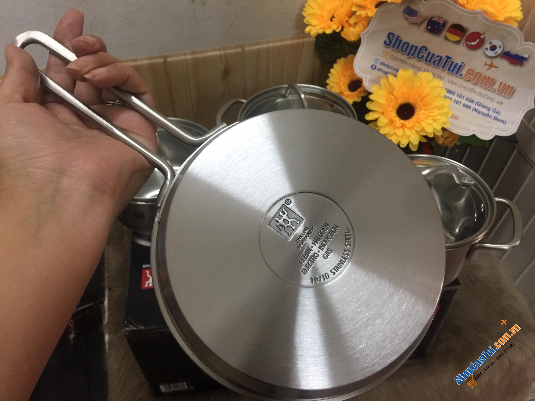BỘ NỒI MINI 4 MÓN ZWILLING SIÊU TIỆN SIÊU DÀY DẶN TOP 1