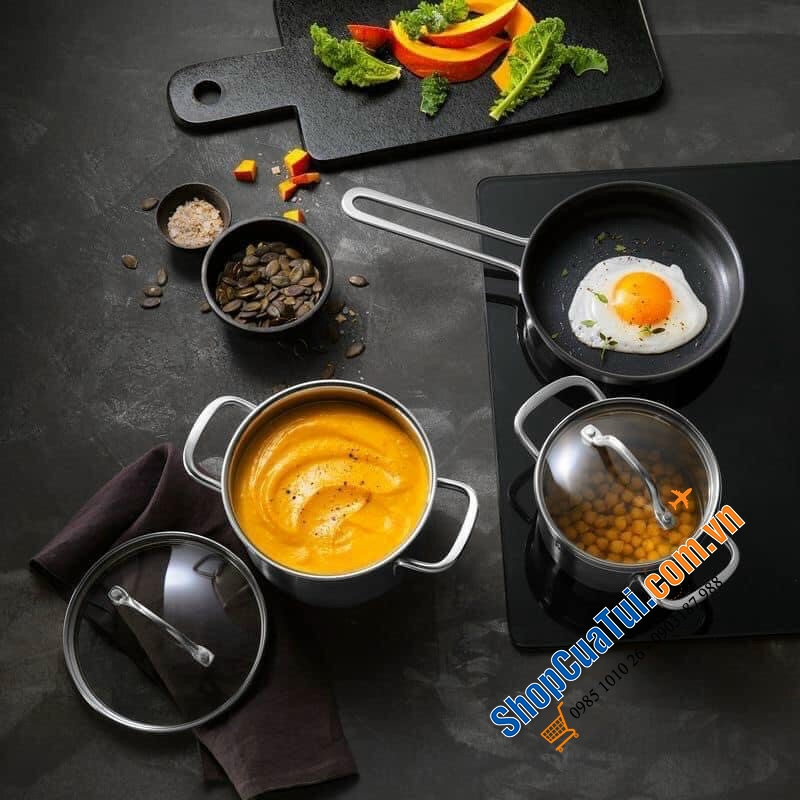 BỘ NỒI MINI 4 MÓN ZWILLING SIÊU TIỆN SIÊU DÀY DẶN TOP 1