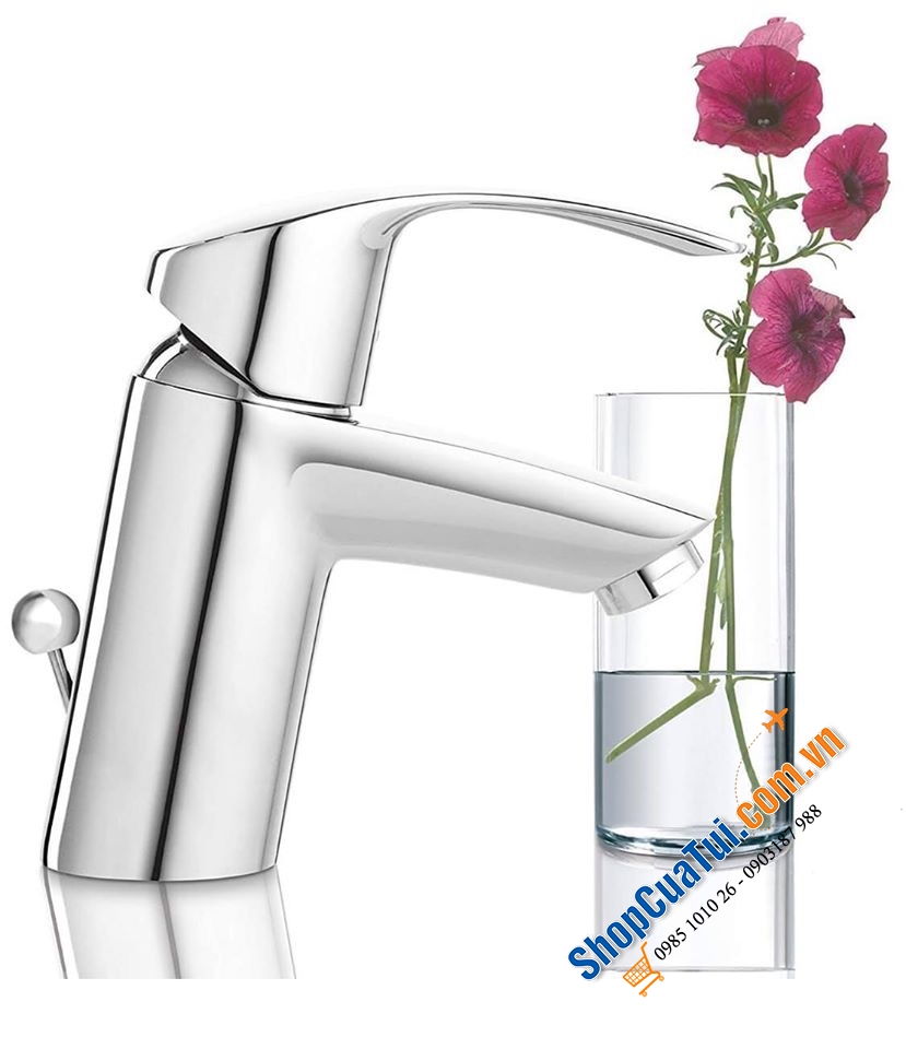 Vòi chậu rửa mặt Grohe Eurosmart dòng đẹp và siêu chắc chắn (Mã 33265002)