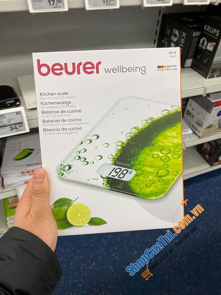 CÂN NHÀ BẾP BEURER KS19