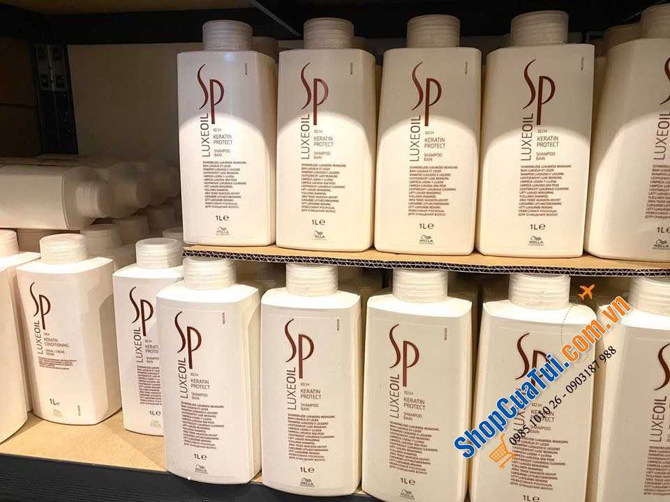 Combo 3 loại: DẦU GỘI +  XẢ + Ủ TÓC SP LUXE OIL KERATIN PROTECT PHỤC HỒI TÓC 1000ML x 2 VÀ REPAIR - MADE IN GERMANY - Dòng tốt nhất.