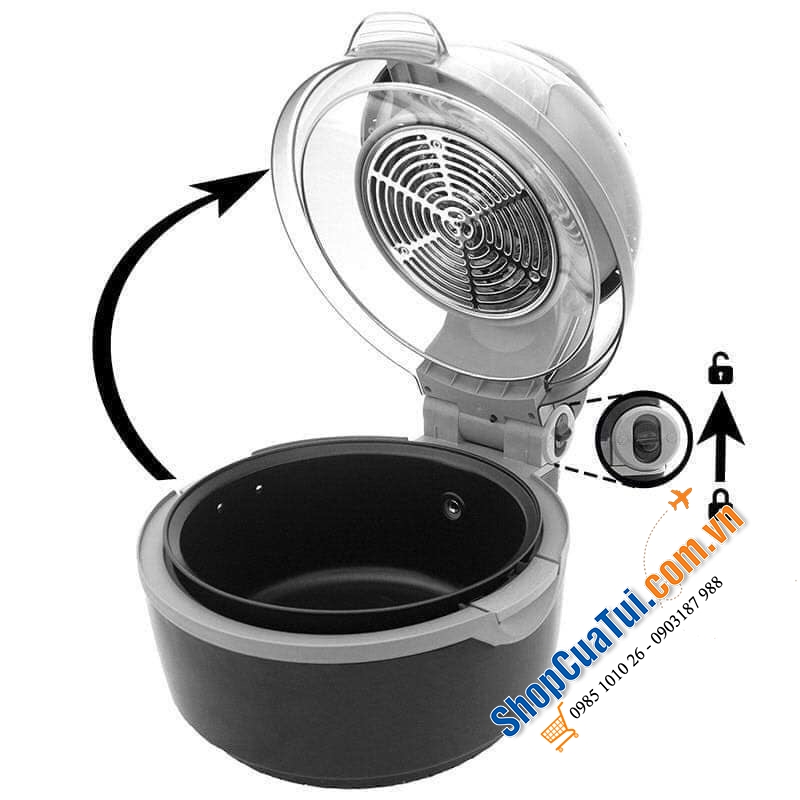 NỒI CHIÊN KHÔNG DẦU UNOLD TURBO 10L