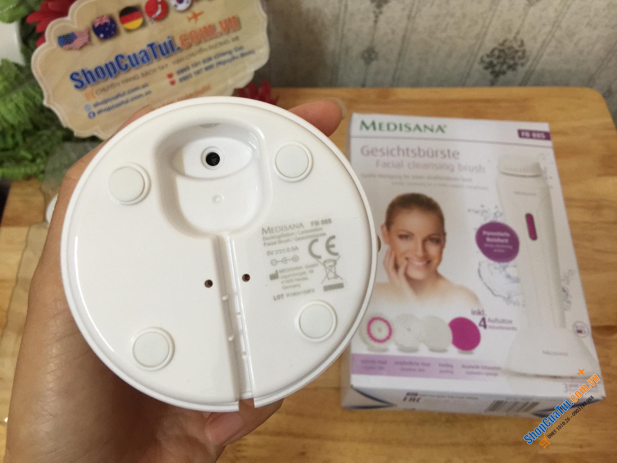 MÁY RỬA MẶT MEDISANA FB 885