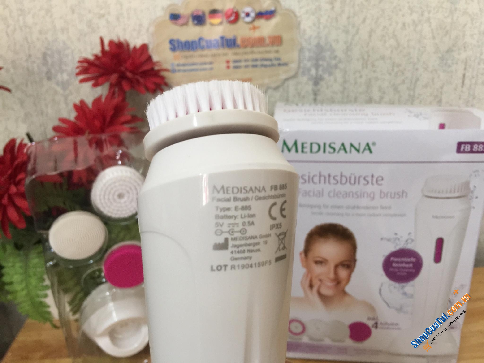 MÁY RỬA MẶT MEDISANA FB 885